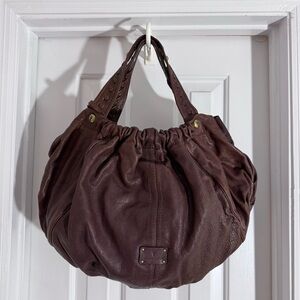 Frye Leather Women’s Handbag Dark Brown NEW.